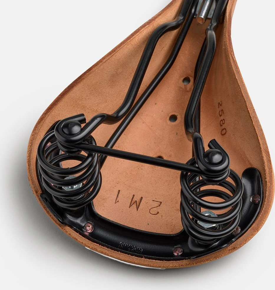 Brooks Balnelis BROOKS FLYER SPECIAL, Honey, plieniniai lankai, svoris 890 g, linija Leather (NAUJAS)