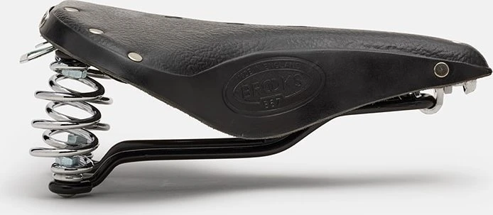 Brooks Biklas BROOKS B67, juodos spalvos, plieno rėmelis, svoris 850 g, linija Leather (NEW)