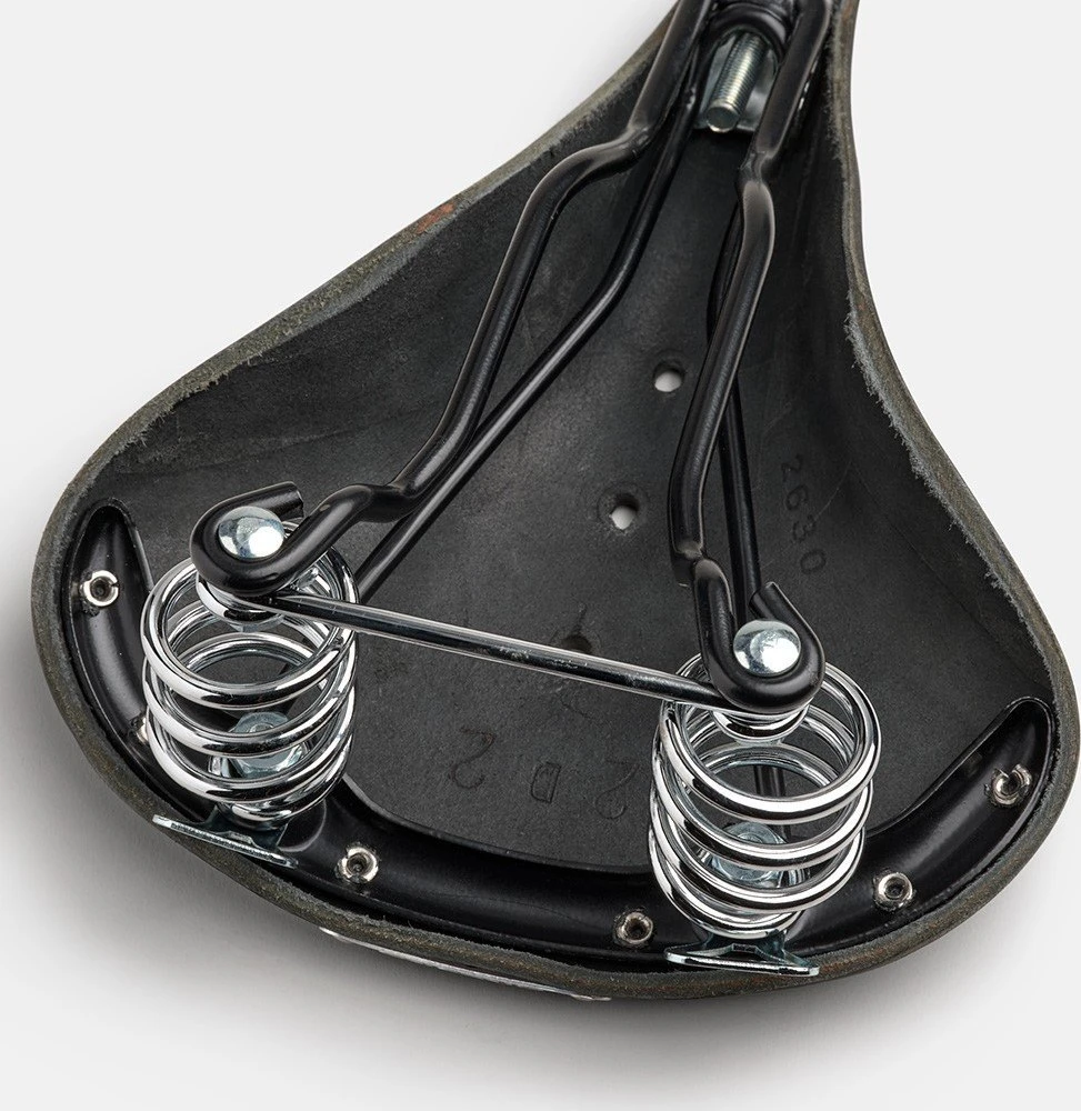 Brooks Biklas BROOKS B67, juodos spalvos, plieno rėmelis, svoris 850 g, linija Leather (NEW)