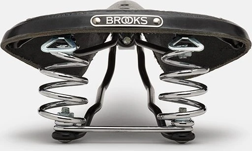 Brooks Biklas BROOKS B67, juodos spalvos, plieno rėmelis, svoris 850 g, linija Leather (NEW)