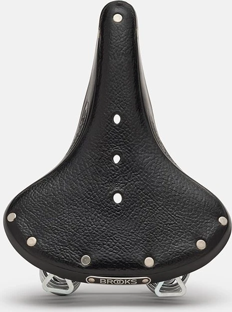 Brooks Biklas BROOKS B67, juodos spalvos, plieno rėmelis, svoris 850 g, linija Leather (NEW)