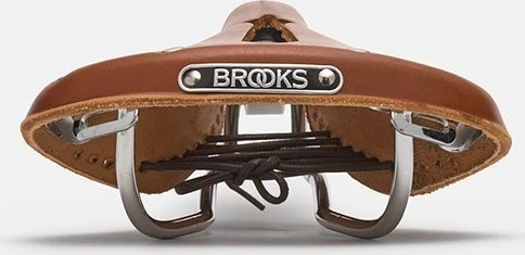Brooks Brokso B17 CARVED SHORT balnelis, Honey, plieniniai lankai, svoris 460 g, odinė linija