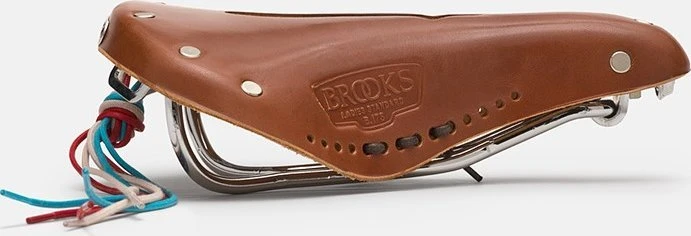 Brooks Brokso B17 CARVED SHORT balnelis, Honey, plieniniai lankai, svoris 460 g, odinė linija