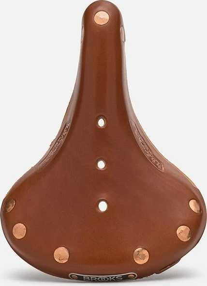 Brooks Brokso balnelis BROOKS B17 SPECIAL SHORT, Honey, plieniniai lankeliai, svoris 480 g, linija Leather