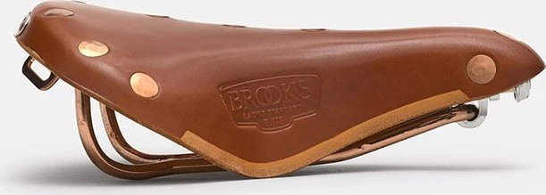 Brooks Brokso balnelis BROOKS B17 SPECIAL SHORT, Honey, plieniniai lankeliai, svoris 480 g, linija Leather