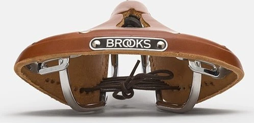 Brooks BROOKS B17 CARVED balnelis, Honey spalvos, plieniniai lankai, svoris 520 g, Leather linija