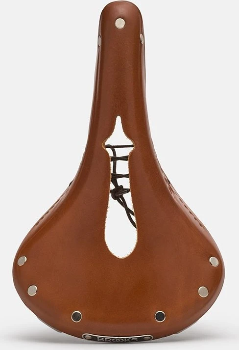Brooks BROOKS B17 CARVED balnelis, Honey spalvos, plieniniai lankai, svoris 520 g, Leather linija