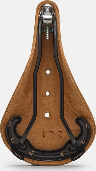Brooks BROOKS B17 NARROW balnelis, Honey, plieniniai lankeliai, svoris 510 g, Leather linija
