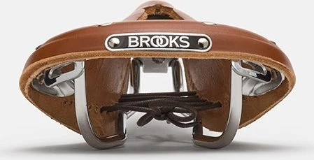 Brooks BROOKS B17 NARROW CARVED balnelis, Honey, plieniniai lankai, svoris 510 g, Leather linija (NAUJAS)