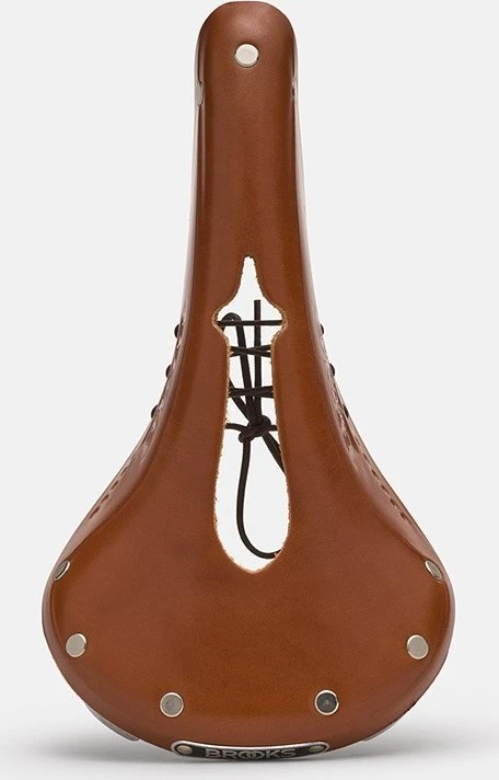 Brooks BROOKS B17 NARROW CARVED balnelis, Honey, plieniniai lankai, svoris 510 g, Leather linija (NAUJAS)
