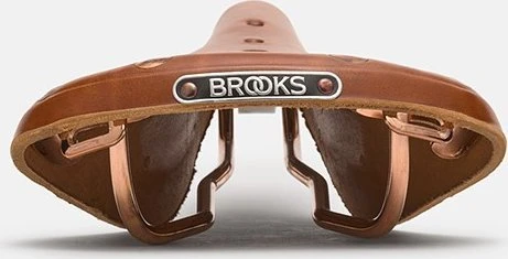 Brooks BROOKS B17 SPECIAL balnelis, Honey spalvos, plieniniai lankai, svoris 540 g, linija Leather