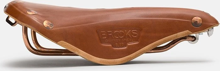 Brooks BROOKS B17 SPECIAL balnelis, Honey spalvos, plieniniai lankai, svoris 540 g, linija Leather