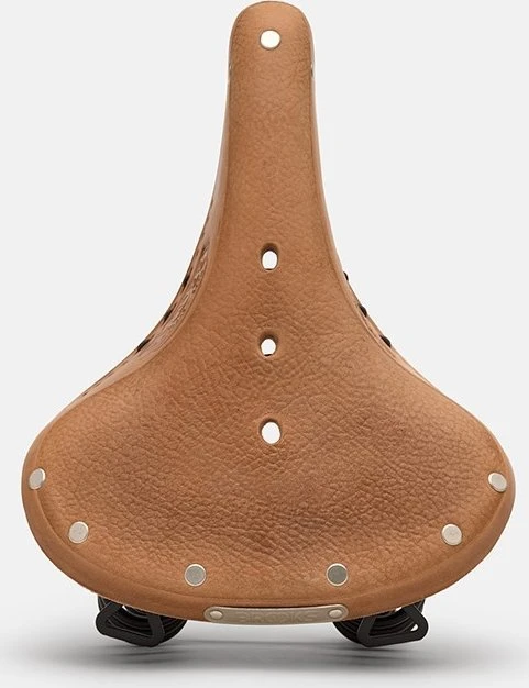 Brooks BROOKS B67 SOFTENED balnelis, tamsiai ruda spalva, plieniniai lankai, svoris 850 g, linija Leather (NEW)