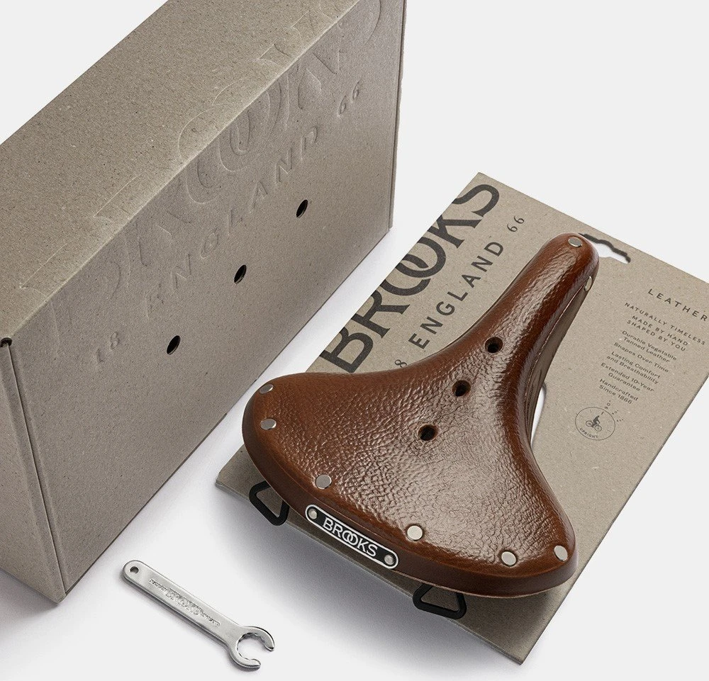 Brooks BROOKS B68 balnelis, Honey, Leather linija (NAUJAS)