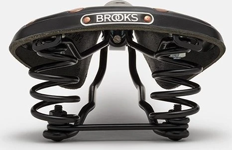Brooks BROOKS FLYER SPECIAL balnelis, juodas, plieniniai lankai, svoris 890 g, linija Leather (NAUJAS)