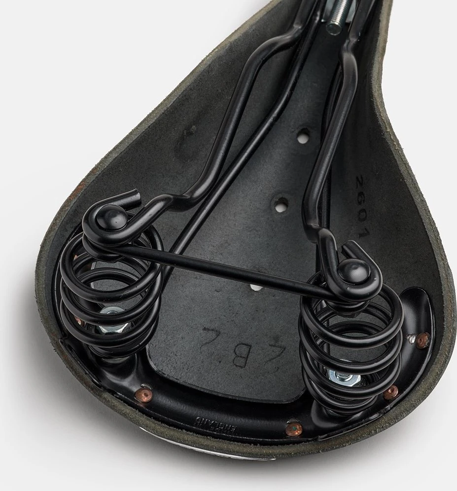 Brooks BROOKS FLYER SPECIAL balnelis, juodas, plieniniai lankai, svoris 890 g, linija Leather (NAUJAS)
