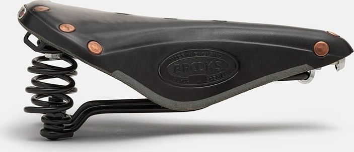 Brooks BROOKS FLYER SPECIAL balnelis, juodas, plieniniai lankai, svoris 890 g, linija Leather (NAUJAS)