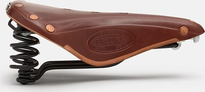 Brooks BROOKS FLYER SPECIAL balnelis, Ruda, plieniniai lankeliai, svoris 890 g, linija Leather (NAUJAS)