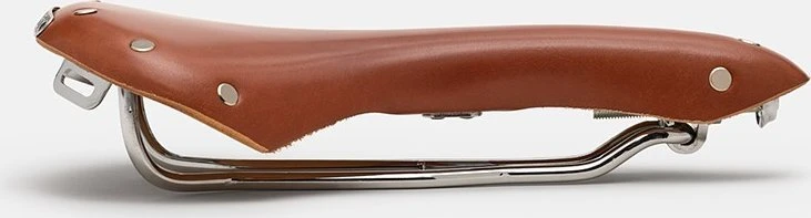 Brooks BROOKS SWALLOW B15 balnelis, Honey spalvos, plieniniai lankai, svoris 490 g, Leather linija