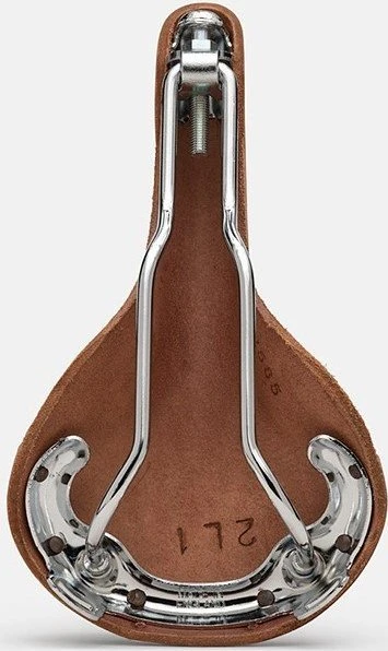 Brooks BROOKS SWIFT balnelis, rudos spalvos, plieniniai lankai, svoris 510 g, „Leather" linija