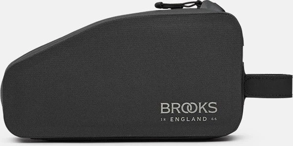 Brooks Dėklas ant rėmo BROOKS SCAPE TOP TUBE BAG, juodos spalvos, talpa 0,9 l, tvirtinimas ant dirželio, vandeniui atsparus (NAUJAS)