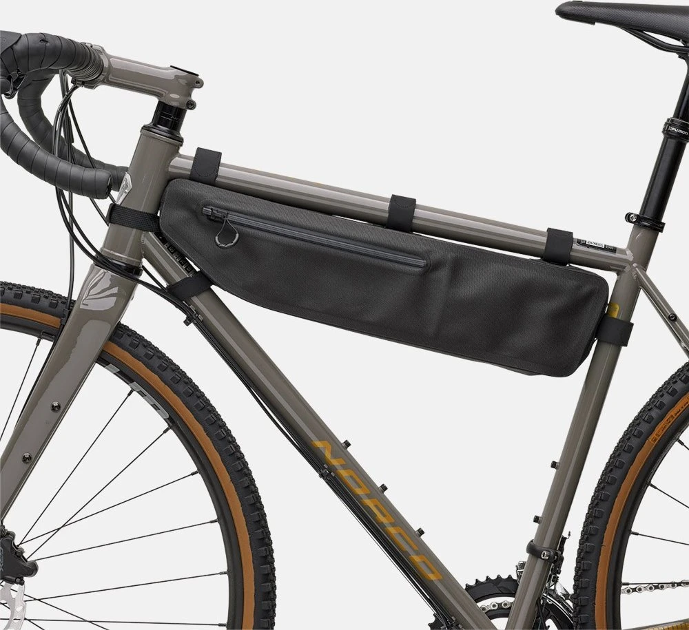 Brooks Krepšys ant rėmo BROOKS SCAPE FRAME BAG LARGE, juoda, talpa 3,5 l, tvirtinimas dirželiais, atsparus vandeniui (NAUJAS)