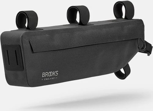 Brooks Krepšys ant rėmo BROOKS SCAPE FRAME BAG, juoda, talpa 3 L, tvirtinimas dirželiais, atsparus vandeniui (NAUJAS)