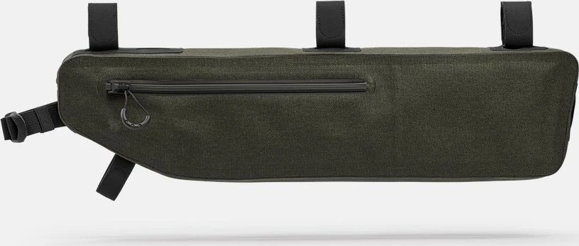 Brooks Krepšys ant rėmo BROOKS SCAPE FRAME BAG LARGE, purvo žalia, talpa 3,5 L, tvirtinimas ant dirželių, vandeniui atsparus (NAUJAS)