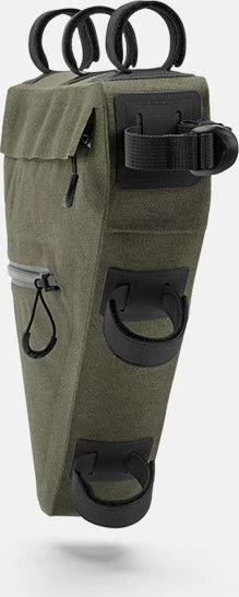 Brooks Krepšys ant rėmo BROOKS SCAPE FULL FRAME BAG, purvo žalia, talpa 5L, tvirtinimas dirželiais, atsparumas vandeniui IPX4 (NAUJAS)
