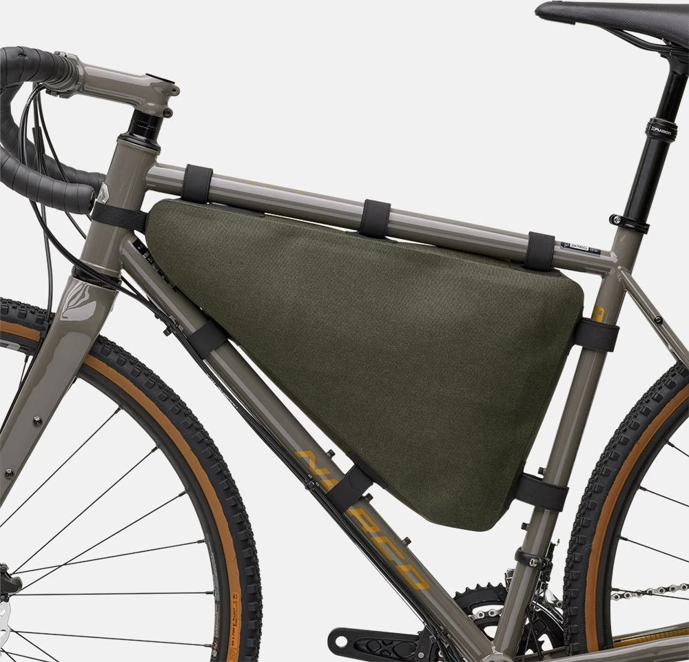 Brooks Krepšys ant rėmo BROOKS SCAPE FULL FRAME BAG, purvo žalia, talpa 5L, tvirtinimas dirželiais, atsparumas vandeniui IPX4 (NAUJAS)