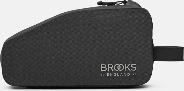 Brooks Krepšys ant rėmo BROOKS SCAPE TOP TUBE BAG WITH BOLTS, Juoda, Talpa 1,5 L, Tvirtinimas varžtais/ant dirželių, Atsparus vandeniui (NAUJAS)