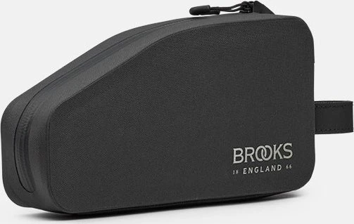 Brooks Krepšys ant rėmo BROOKS SCAPE TOP TUBE BAG WITH BOLTS, Juoda, Talpa 1,5 L, Tvirtinimas varžtais/ant dirželių, Atsparus vandeniui (NAUJAS)