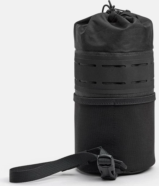 Brooks Krepšys ant vairo BROOKS SCAPE FEED POUCH, juoda, talpa 1 l, tvirtinimas dirželiais, vandeniui atsparus (NAUJAS)