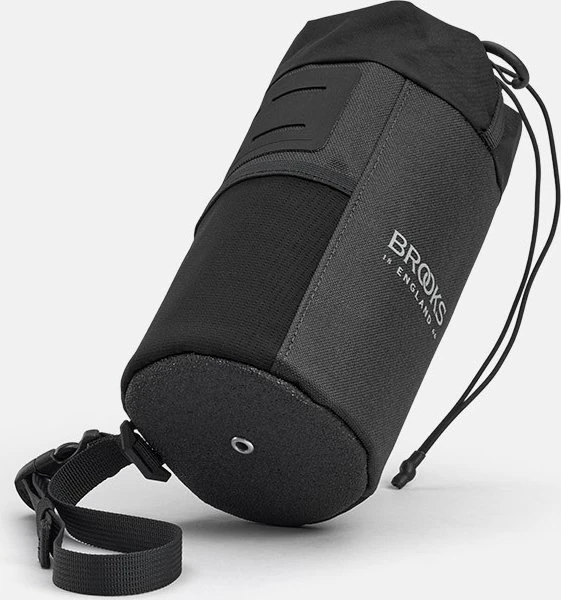 Brooks Krepšys ant vairo BROOKS SCAPE FEED POUCH, juoda, talpa 1 l, tvirtinimas dirželiais, vandeniui atsparus (NAUJAS)