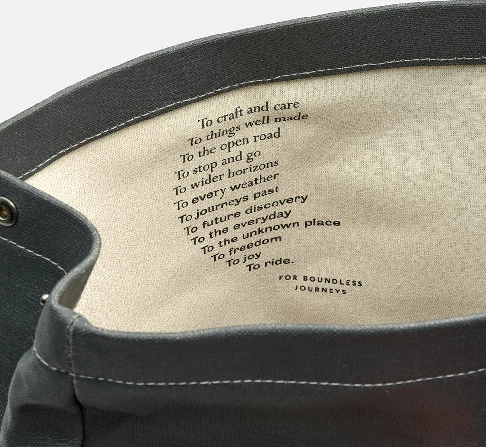 Brooks Kuprinė BROOKS PICKWICK COTTON CANVAS, Pilkas/Honey, Talpa 26L, Vandeniui atspari medvilnė (NEW)