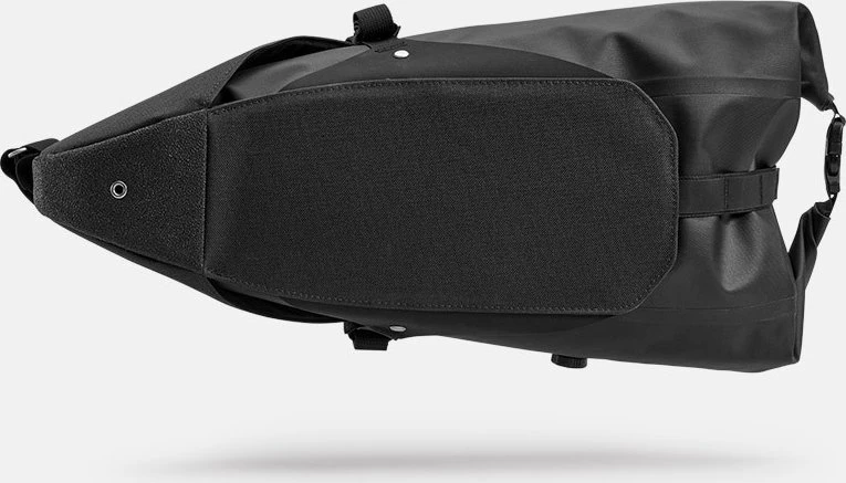 Brooks Priedų krepšys BROOKS SCAPE SEAT BAG, juoda, talpa 8L, tvirtinimas ant dirželių, atsparumas vandeniui IPX4 (NAUJAS)