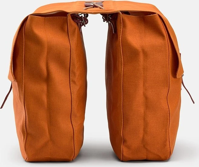 Brooks Sakvy BROOKS BRICK LANE PANNIERS, Gooseback/Maroon, Talpa 2x15L, Tvirtinimas ant dirželių, Rauginta oda (NAUJAS)