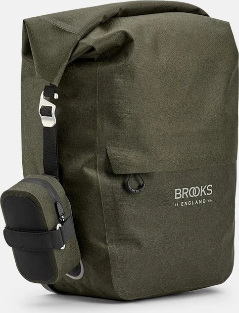 Brooks Sakwa BROOKS SCAPE PANNIER LARGE, purvo žalia, talpa 18-22L, Klick fix sistema, atsparumas vandeniui IPX4 (NEW)