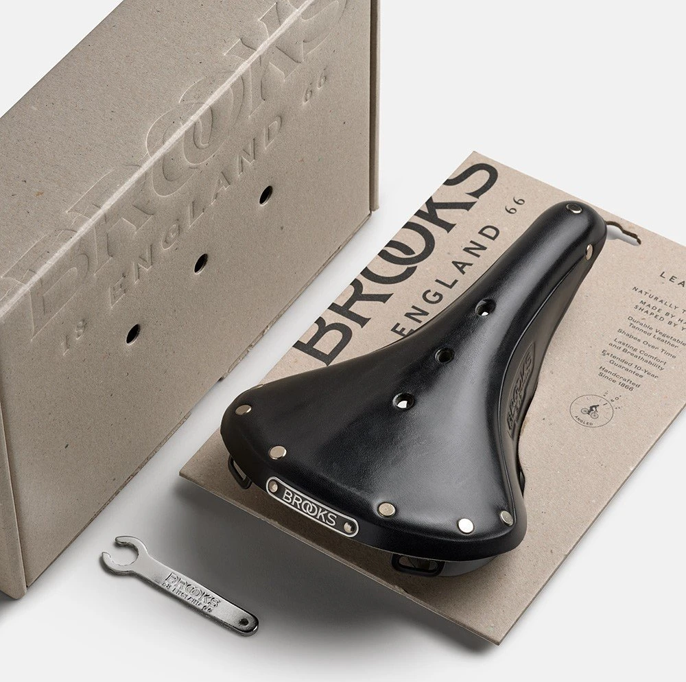 Dviračio balnas Brooks Leder B17 Standard juodas