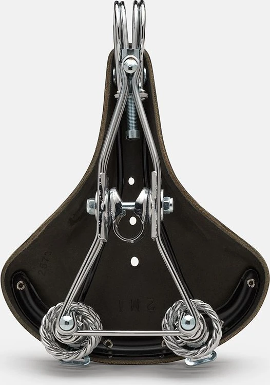 Brooks Siodełko BROOKS B33, Juoda, Plieniniai lankeliai, Svoris 1600 g, Linija Leather (NEW)