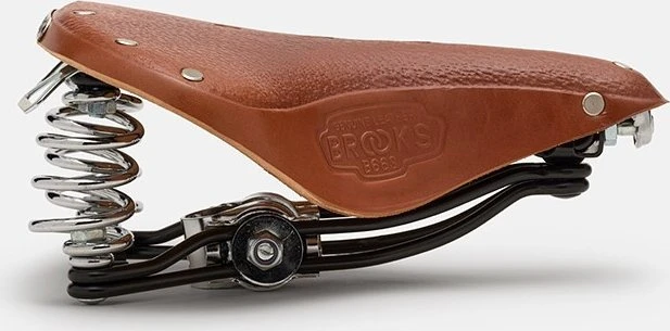 Dviračio balnas Brooks B 66 S rudas