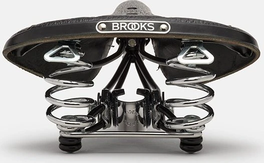 Dviračio balnas Brooks B 66 S juodas