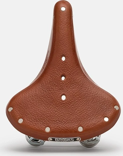 Dviračio balnas Brooks B 67 rudas 205x73mm