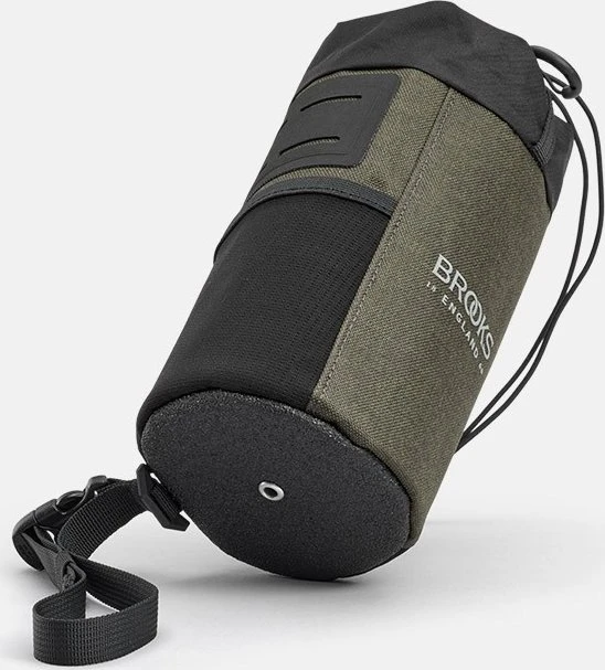 Brooks Vairaračio krepšys BROOKS SCAPE FEED POUCH, purvo žalia, talpa 1 l, tvirtinimas dirželiais, vandeniui atsparus (NAUJAS)