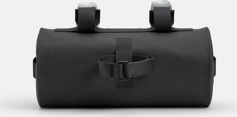 Brooks Vairuoklio krepšys BROOKS SCAPE HANDLEBAR POUCH, juodos spalvos, talpa 3L, tvirtinimas dirželiais, atsparus vandeniui (NAUJAS)