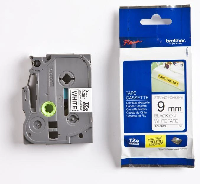 Brother 9mm JUODOS ANT BALTOS LIPNIOS JUOSTOS (TZeS221)