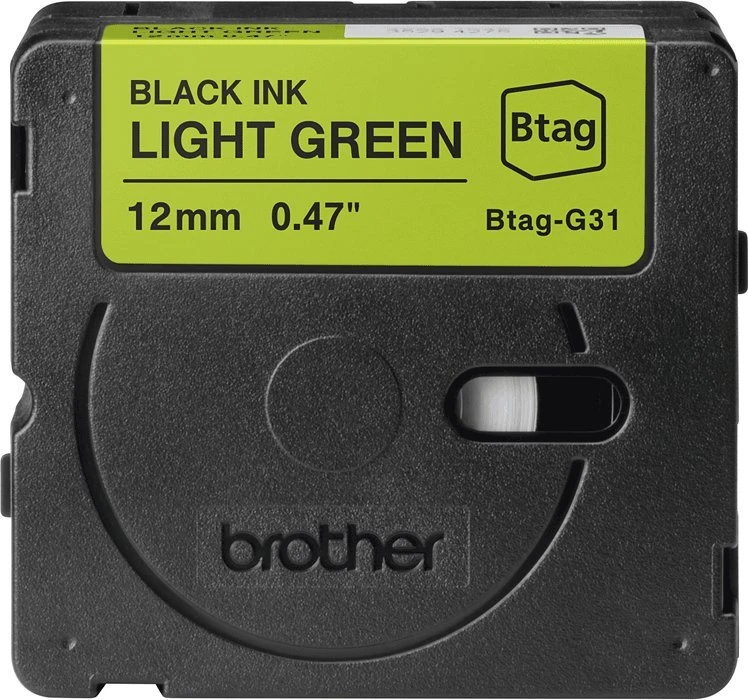 Brother BTAG-G31 | Juodas on Light Žalias | Btag