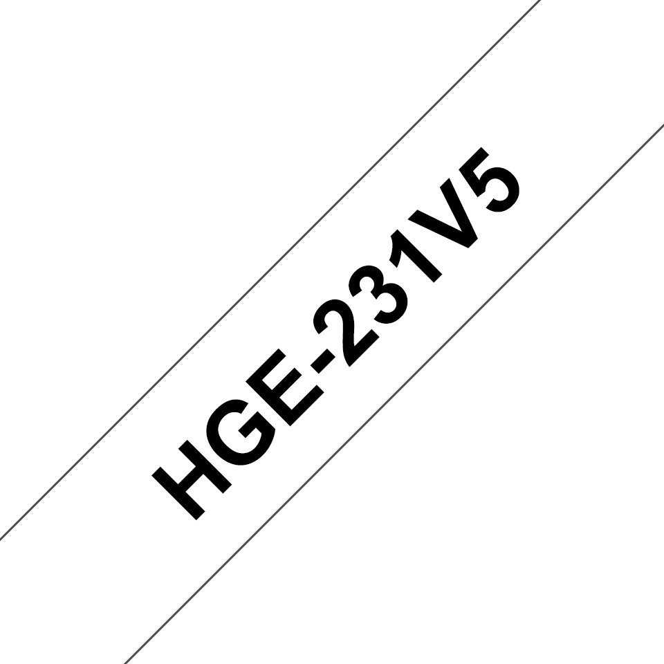 BROTHER HGE231V5 12 Juodas ON Baltas
