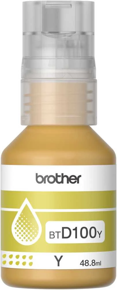 Brother BTD100Y | Rašalo buteliukas | Geltona