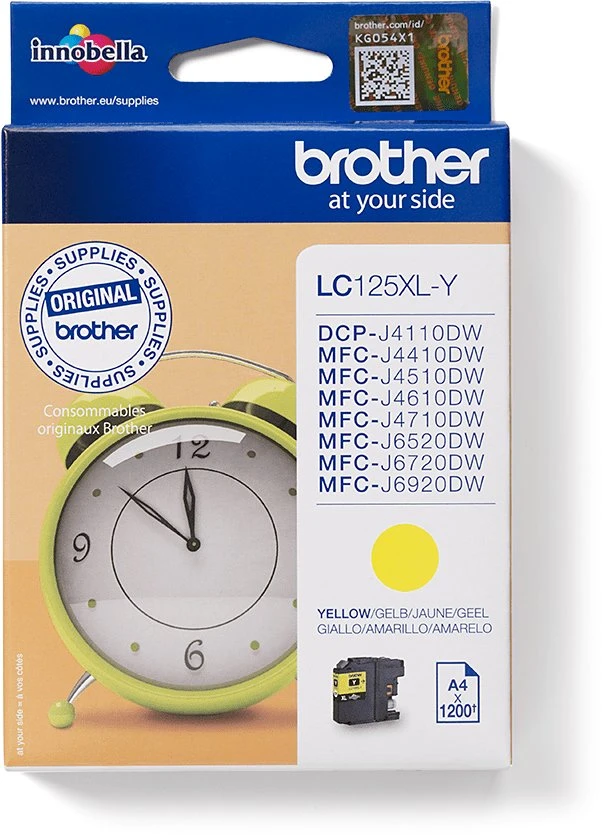 Tusz Brother Ink Geltona, 10mlHigh capacity